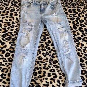 Girlfriend jeans, mom jeans